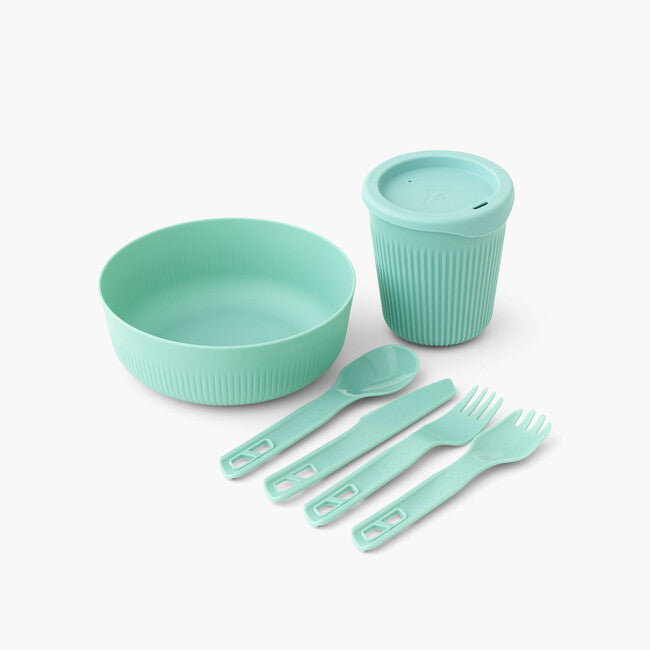 Sea to Summit Passage Dinnerware Set, Navy Blue, 6-Piece