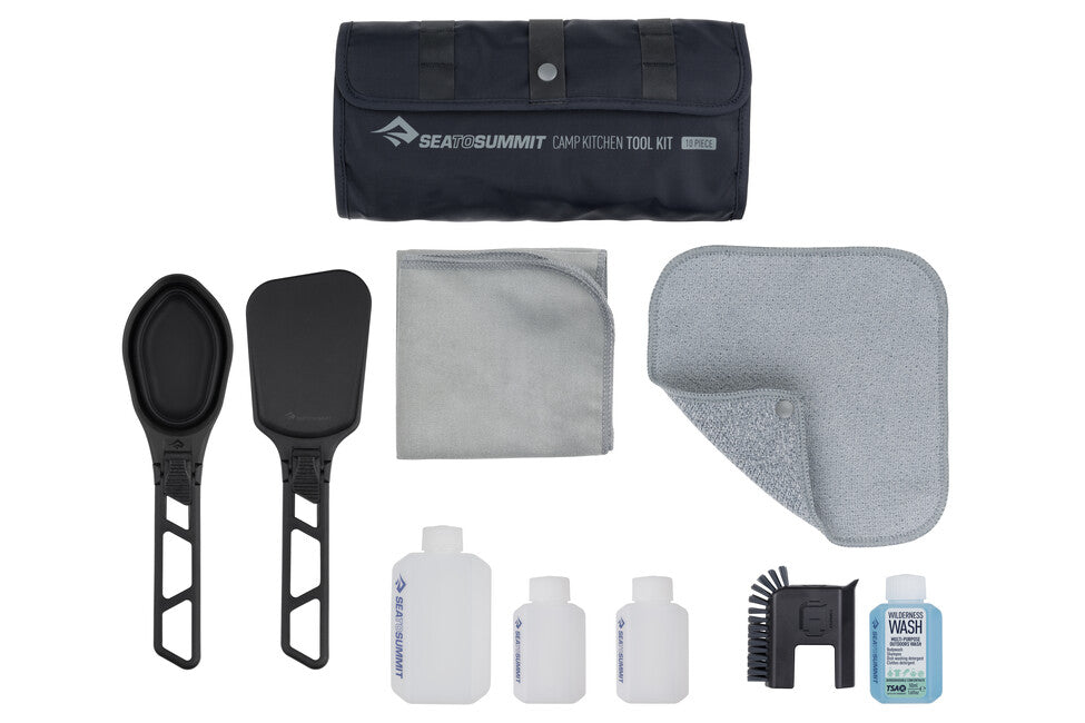 SEA to Summit Camp Kitchen Utensil Set, 10 Pieces