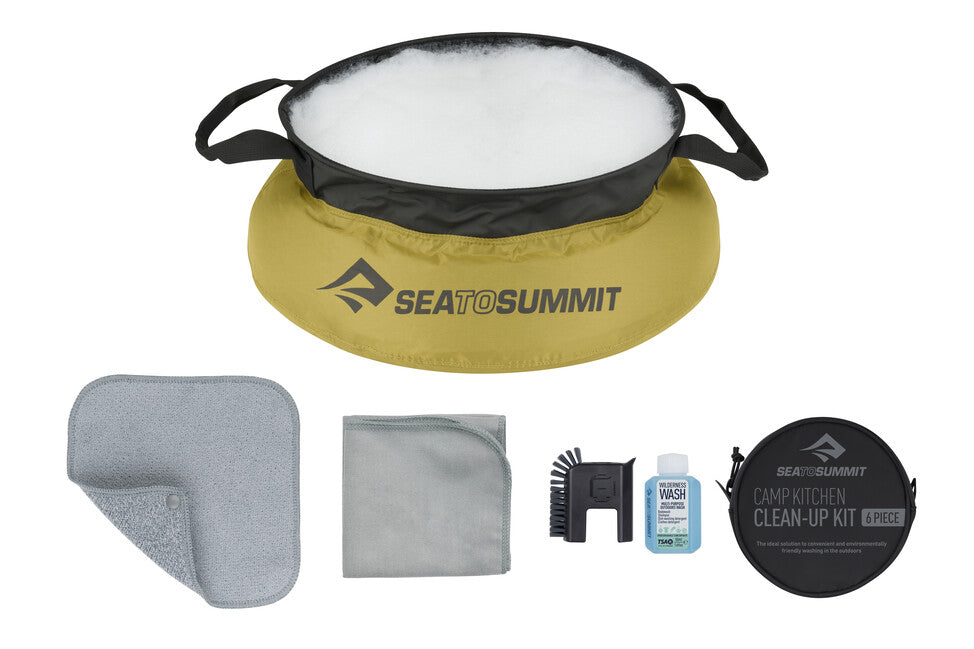 Sea to Summit Camp Kitchen Cleaning Kit, 6-piece