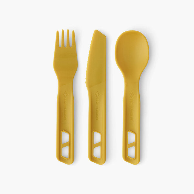 Sea to Summit Passage Cutlery Set, Yellow, 3 pcs