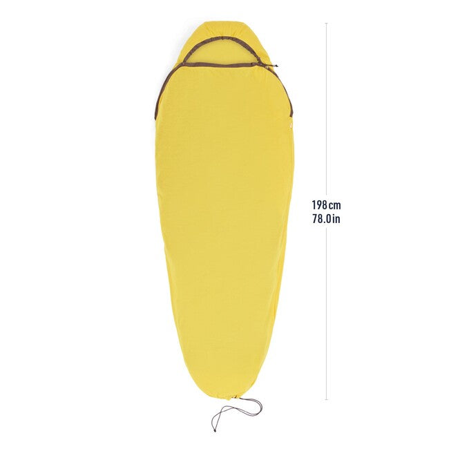Sea to Summit Reactor Sleeping Bag Liner, Comfort, Yellow