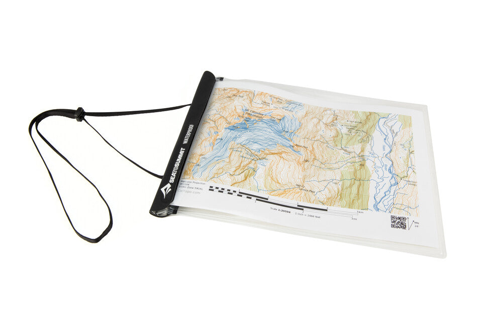 Sea to Summit Waterproof Map Case, Small, Clear