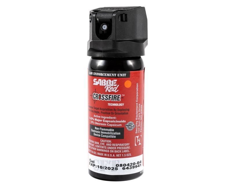 Security Equipment Corporation Sabre Red MK-3 Crossfire Defense Spray, Pepper, Gel 53ml