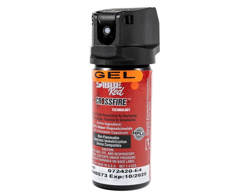 Security Equipment Corporation Sabre Red MK2 Crossfire Defense Spray, Pepper - Gel 41ml