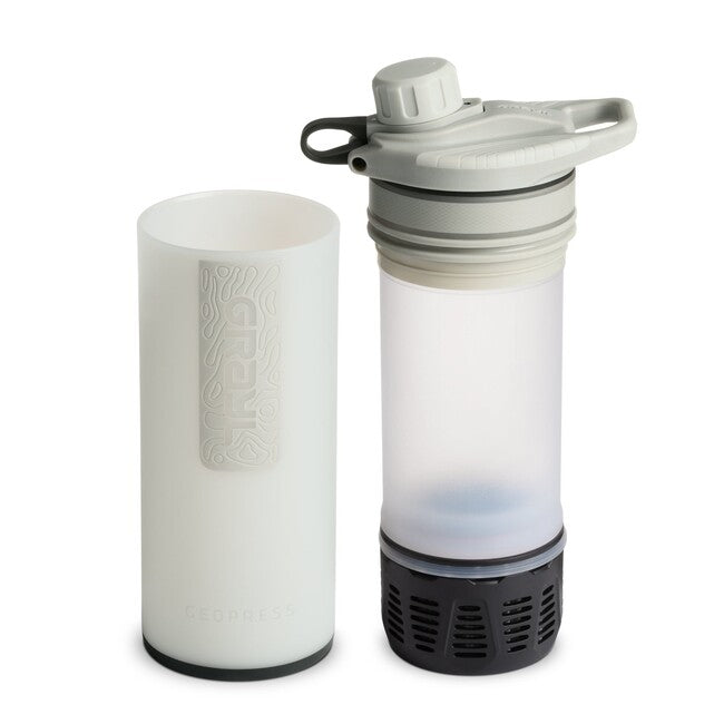 GRAYL GeoPress Water Filter Bottle 710ml, Alpine White
