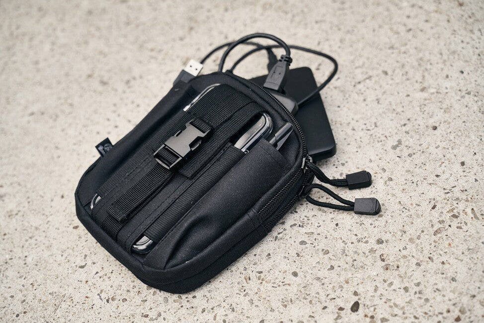 Brandit Molle Functional Pouch, Woodland