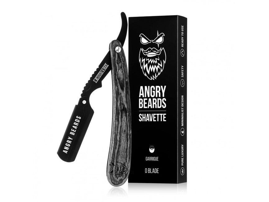 Angry Beards Garrigue Shavette, Pakkawood/Wood