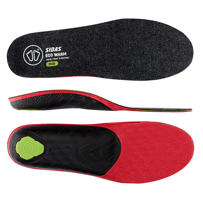Sidas 3Feet Eco Warm Mid Insoles with Support