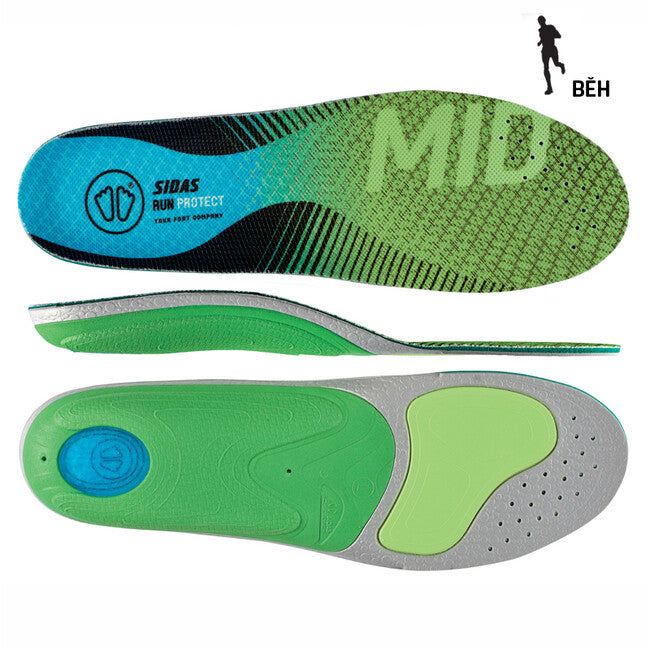 Sidas Run 3Feet Protect Mid Insoles with Support