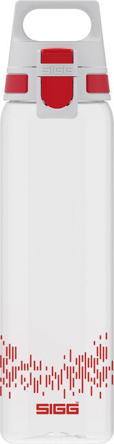 SIGG Total Clear One MyPlan Water Bottle 0.75L Red