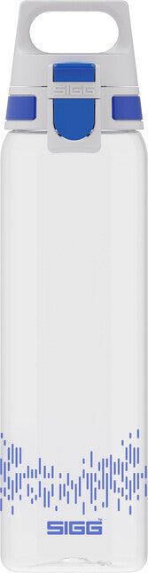 SIGG Total Clear One MyPlan Water Bottle, 0.75 L, Blue