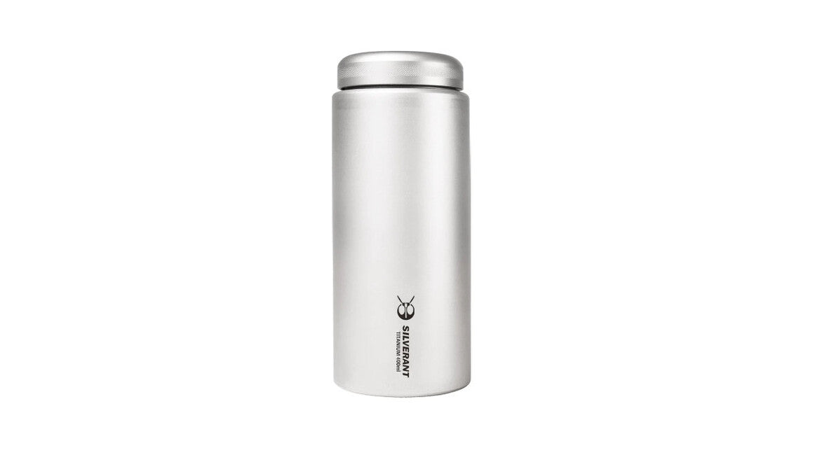 Silverant Titánová fľaša 400 ml s plochým viečkom
