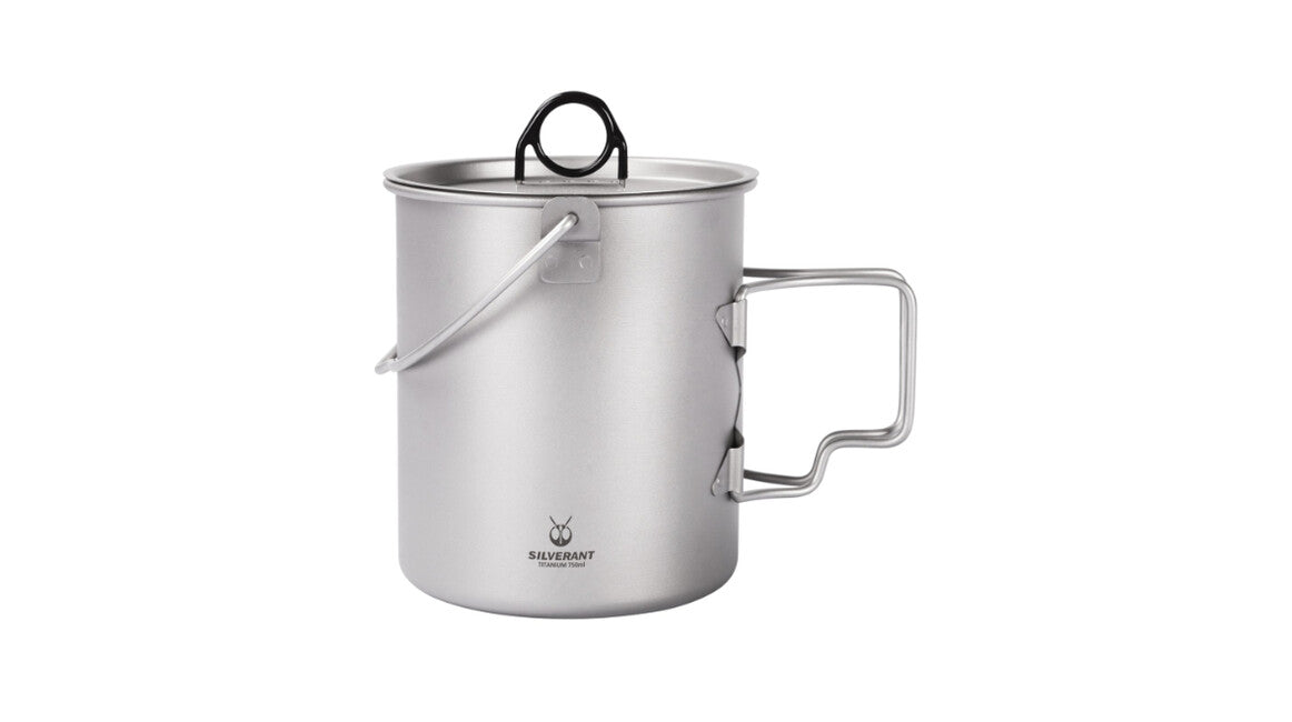 Silverant Titánový hrnček 750 ml s pokrievkou