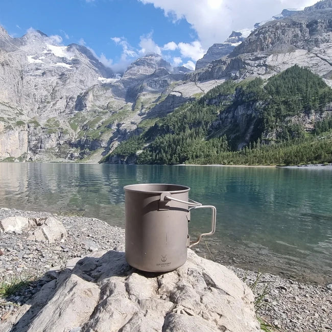 Silverant Titanium Mug 750 ml with Lid
