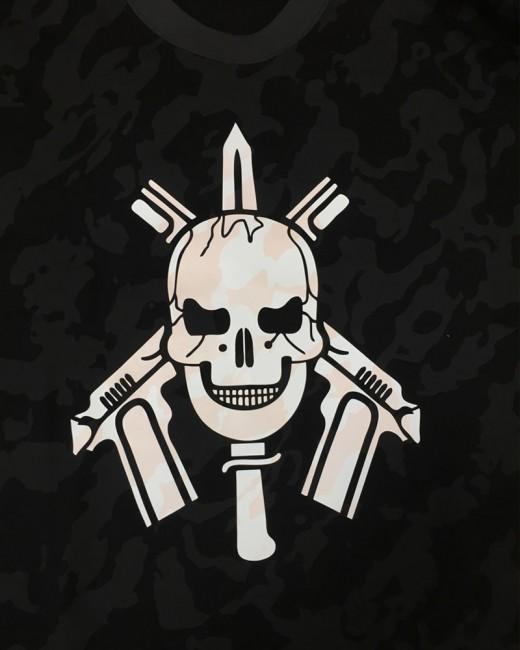 MFH Night Camo T-Shirt, Guns