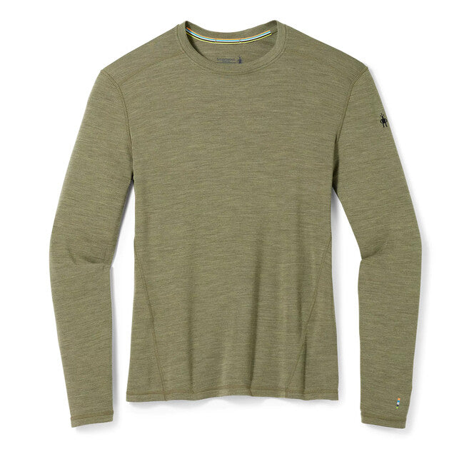 Smartwool Merino 250 Baselayer Crew Long Sleeve Shirt, Winter Moss Heather