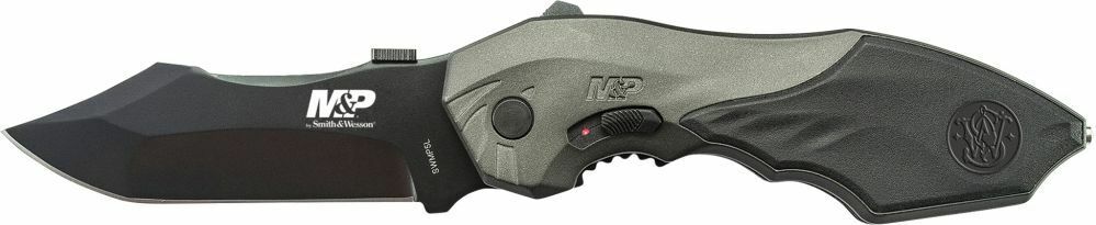 S&W Tactical Knife M&P 2nd Generation 8.9cm, Black, Aluminum, Rubber