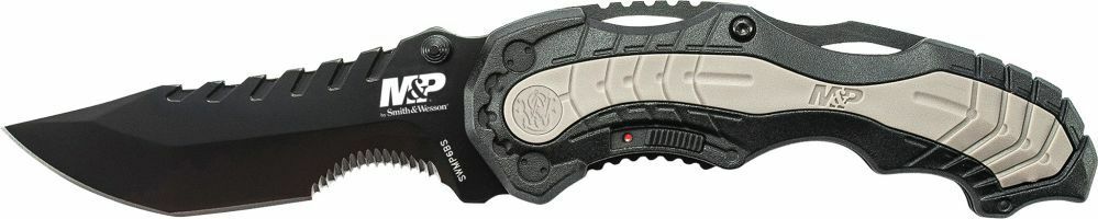 S&W M&P M.A.G.I.C. Pocket Knife 8.6cm, Dark Grey Aluminum Rubber