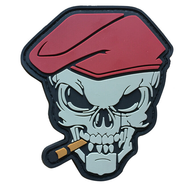 WARAGOD Smoking Skull PVC Patch
