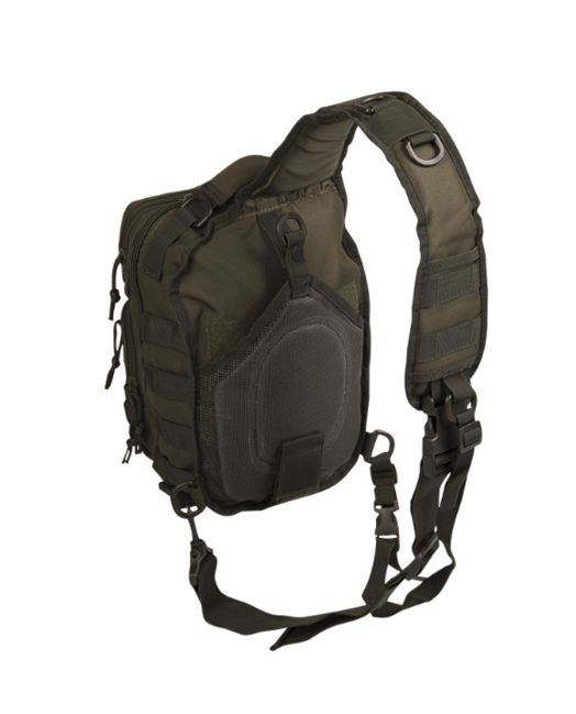 Mil-Tec Assault Small Backpack Single Strap, Olive 10L