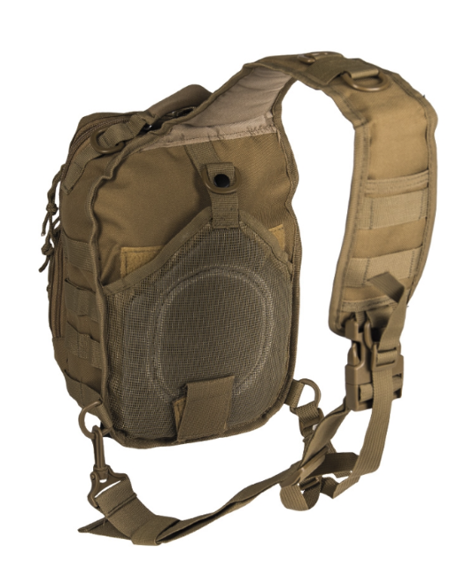 Mil-Tec Assault Small Backpack Single Strap, Coyote 10L