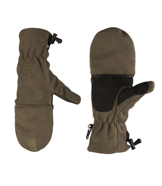 Mil-Tec Gloves with Finger Cover, Olive