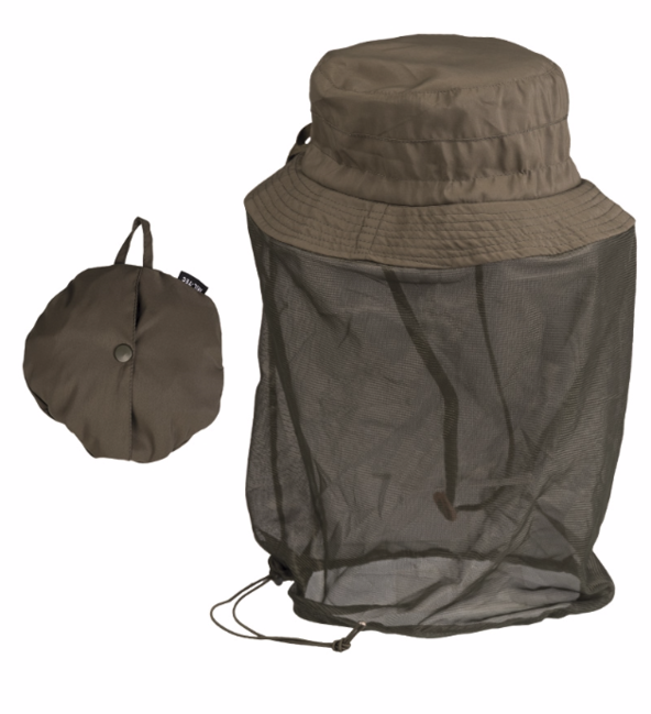 Mil-Tec Boonie Hat with Mosquito Net, Olive