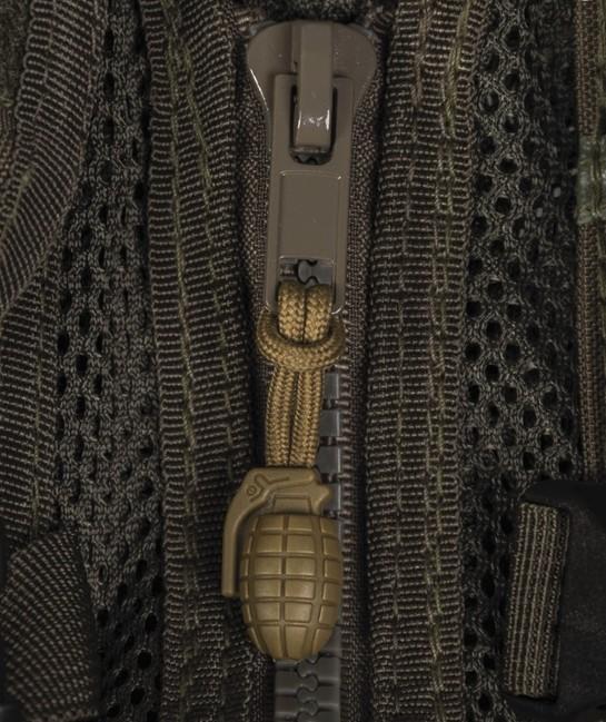 Mil-Tec Zipper Pulls Grenade 5pcs, Coyote