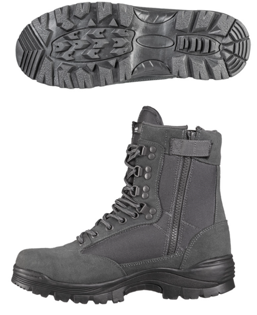 Mil-Tec Tactical Boots with Zipper