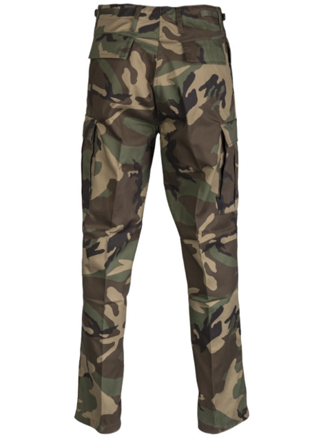 Mil-Tec US BDU Ranger Trousers, Woodland