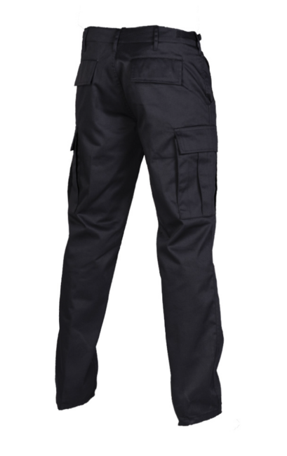 Mil-Tec US Ranger BDU Straight Cut Trousers, Black