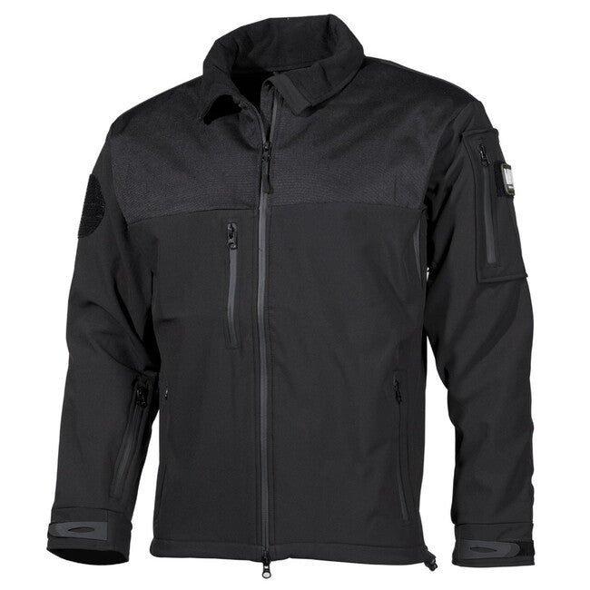 MFH Professional Australia Softshell Jacket, Black