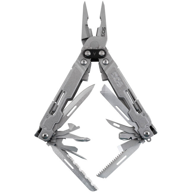 SOG PowerAccess Deluxe Multi-Tool with Fabric Sheath & Hex Bit Kit