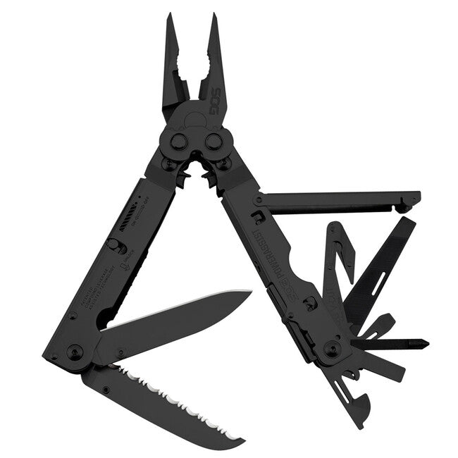 SOG PowerAssist Multi-Tool, Black Oxide, Nylon Sheath