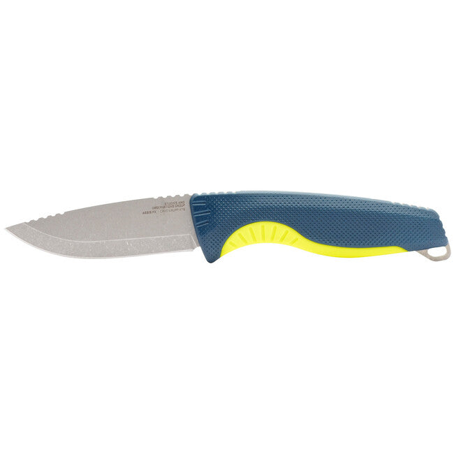 SOG AEGIS FX Fixed Knife, Indigo & Acid Yellow
