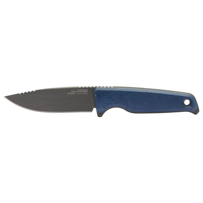 SOG Altair FX Fixed Blade Knife, Squid Ink Black