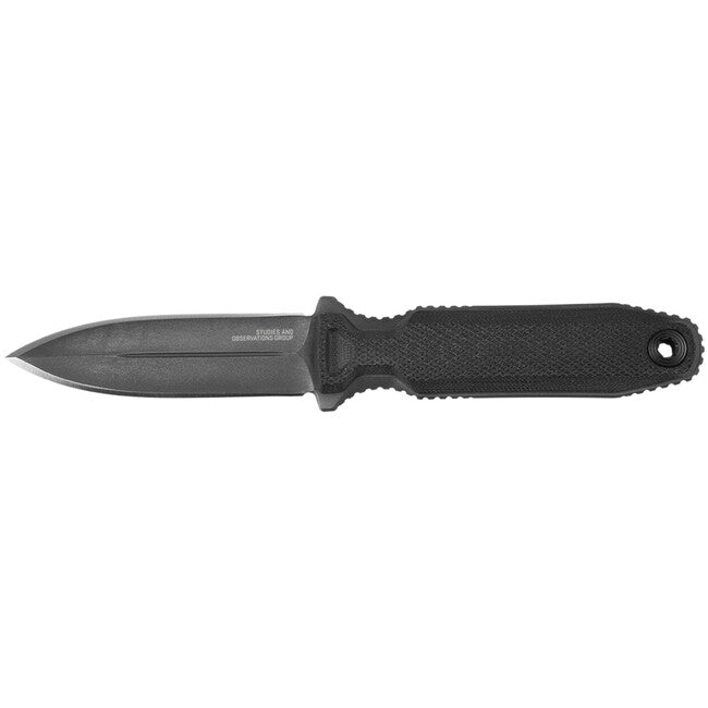 SOG Pentagon FX Covert Fixed Blade Knife, Blackout