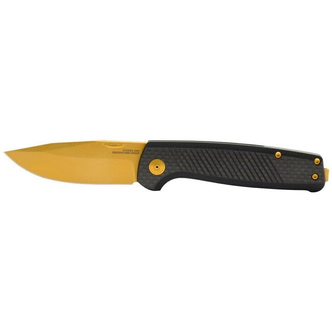 SOG Terminus SJ LTE Carbon Knife, Gold