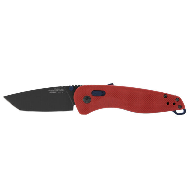 SOG Zatvárací nôž AEGIS AT - tanto - Rescue Red & Indigo