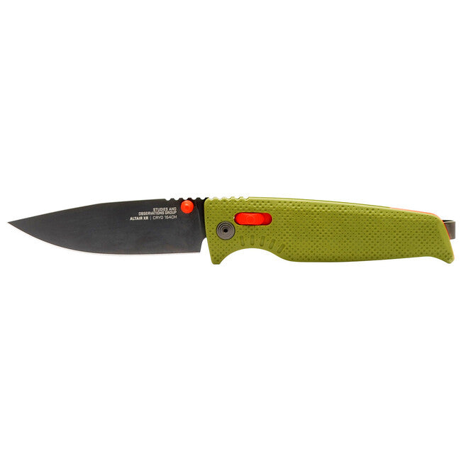 SOG Altair XR Folding Knife, Field Green and Stone Blue
