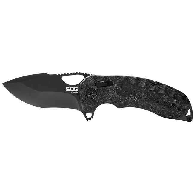 SOG KIKU XR Folding Knife, Black