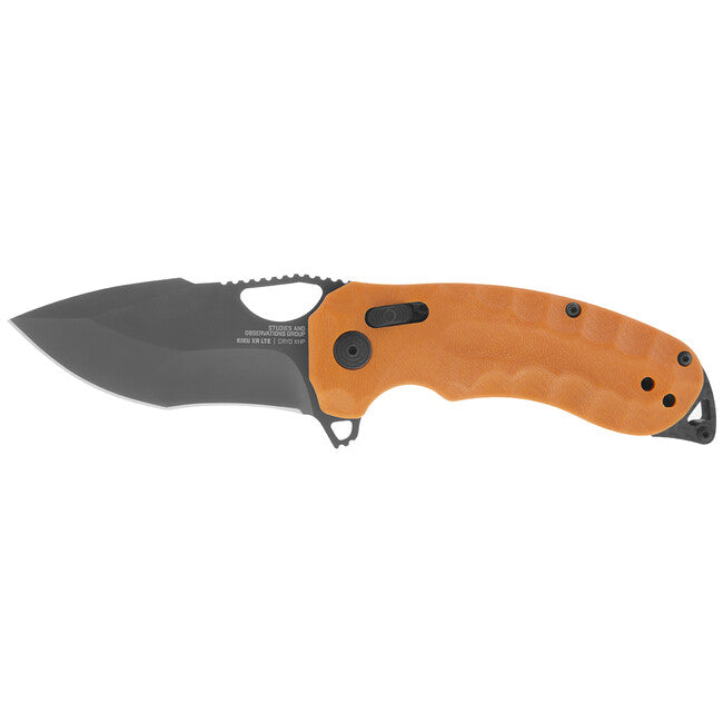 SOG KIKU XR LTE Folding Knife, Orange G10