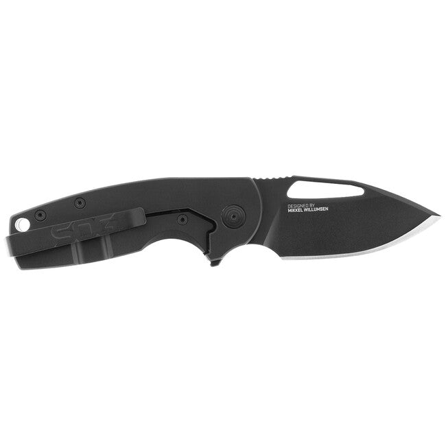 SOG Stout FLK Folding Knife, Blackout