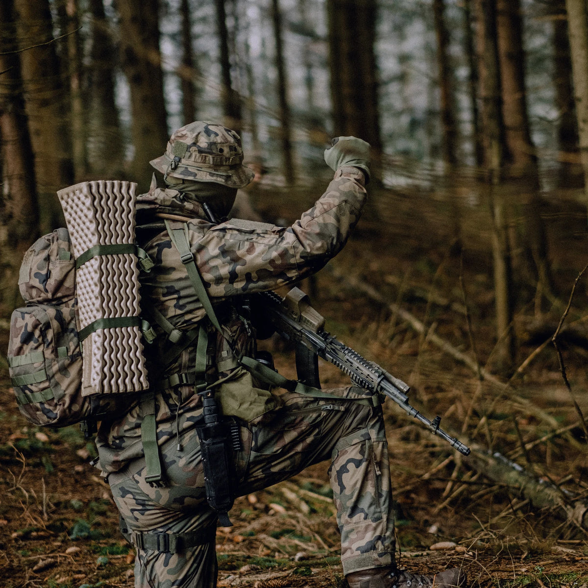 Helikon-Tex MBDU nohavice NyCo Ripstop, Flecktarn – v použití 2