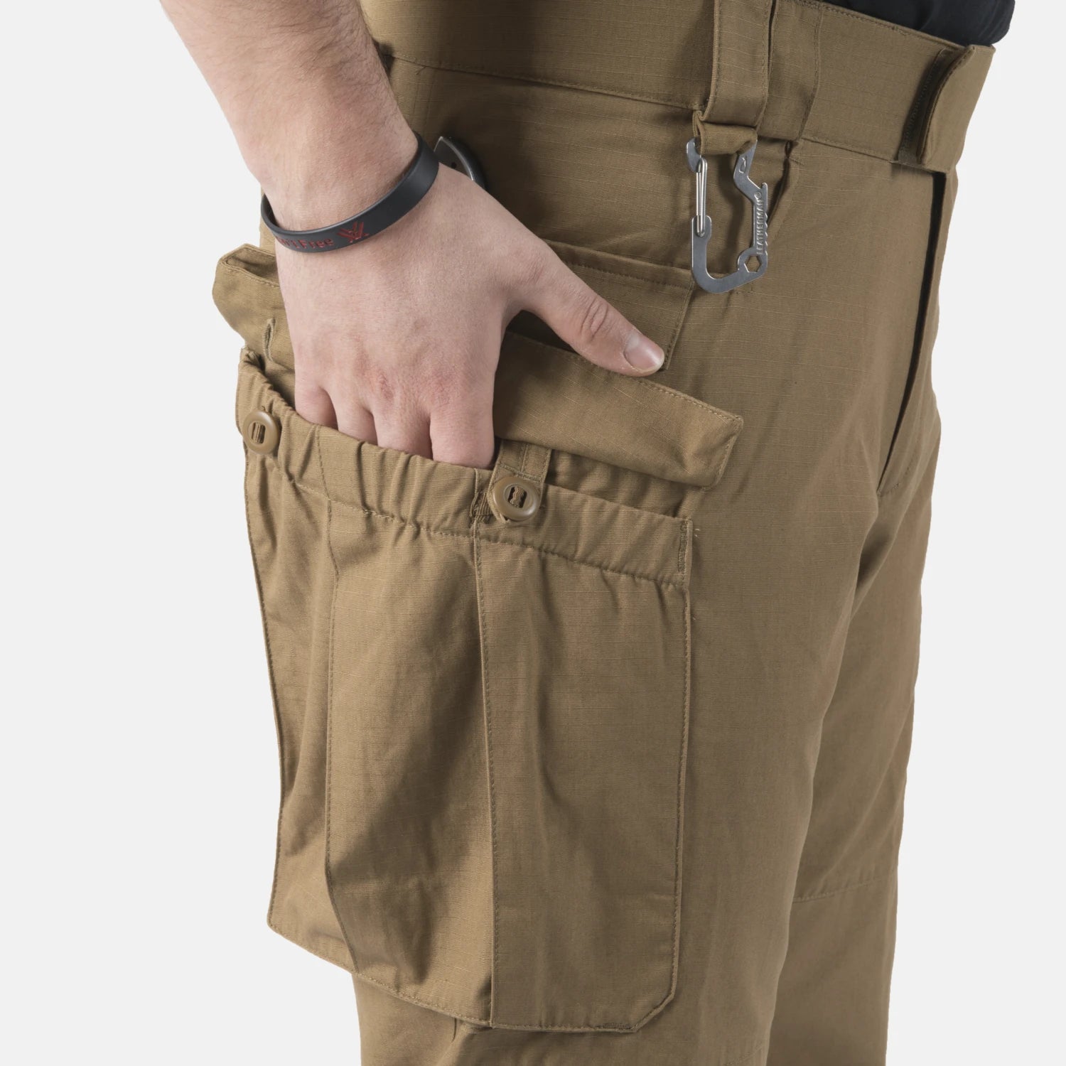 Helikon-Tex MBDU nohavice NyCo Ripstop, PL Woodland – detail 3