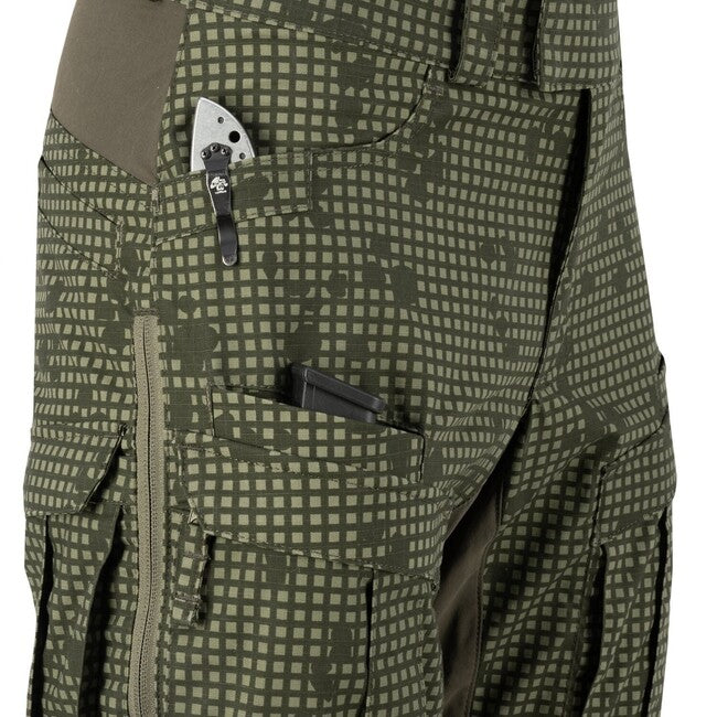 Helikon-Tex MCDU Trousers, Desert Night Camo/Olive Green