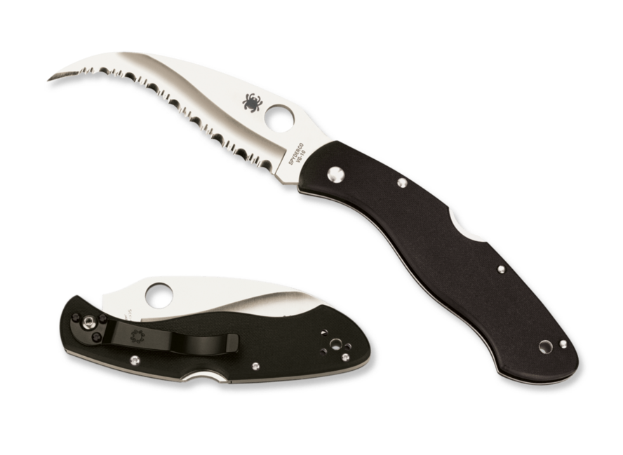 Spyderco Civilian Knife 10.5 cm, Black, G10
