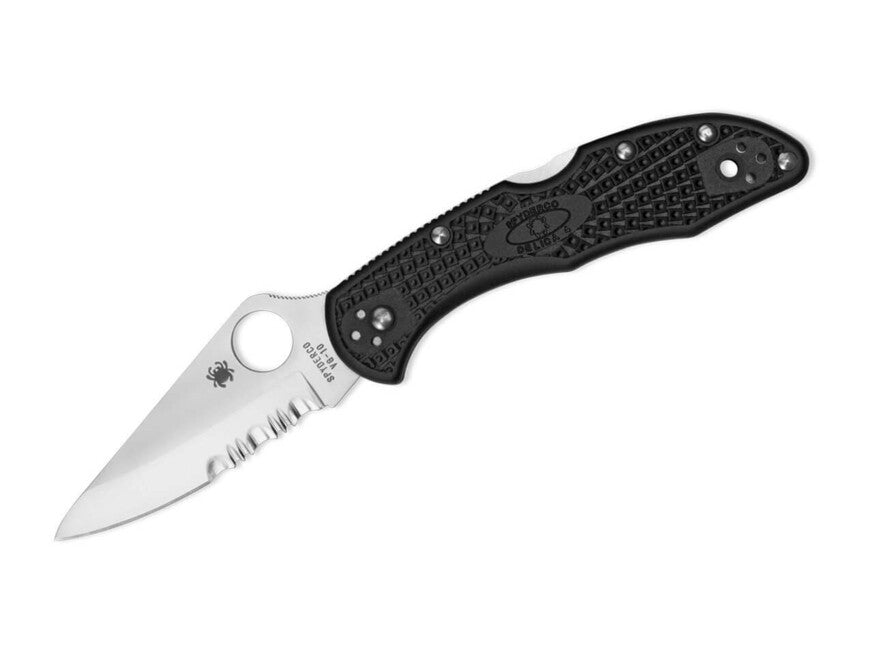 Spyderco Delica 4 Lightweight Folding Knife 7.5cm, Black