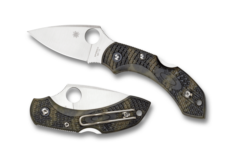 Spyderco Dragonfly 2 Lightweight Folding Knife, Green, 5.8cm