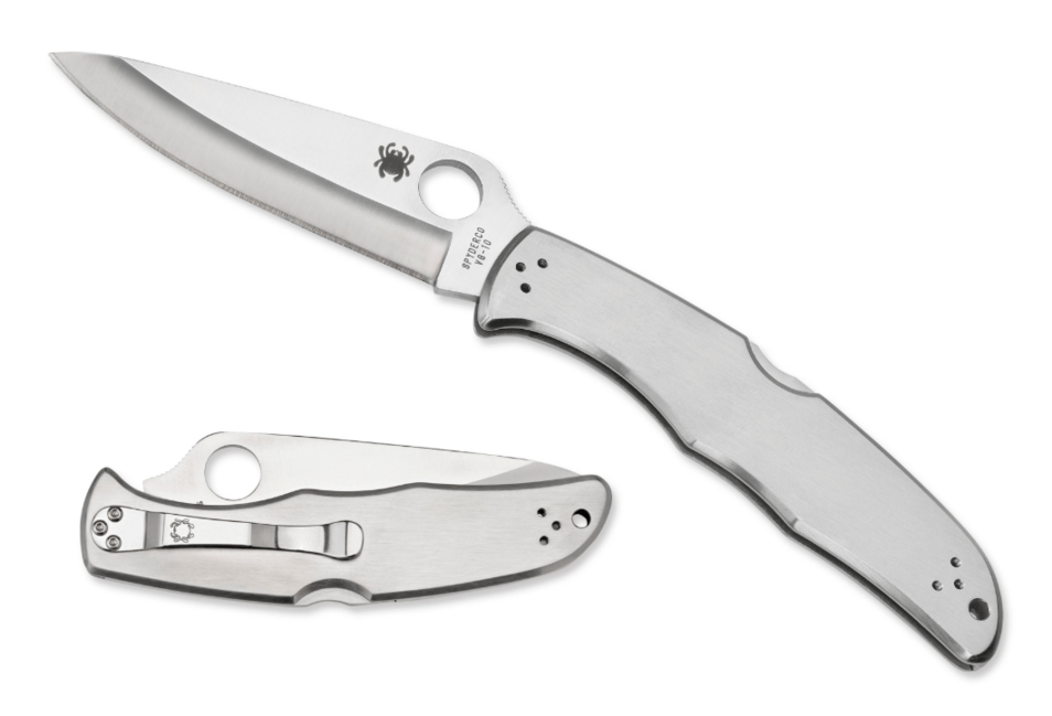 Spyderco Endura 4 Folding Knife, 9.5cm, All-Steel